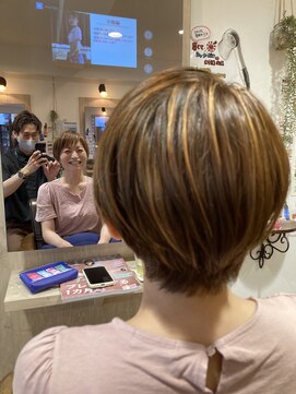 カゼイロ美容室(Kazeiro) ナチュラルショートボブ