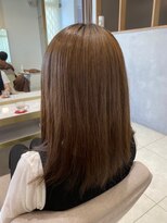 アース コアフュールボーテ 上尾店(EARTH coiffure beaute)&nbsp;透け感のあるモカベージュ