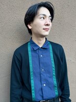 トップヘアー アヴェニュー 刈谷(TOPHAIR Avenue)&nbsp;最強の横顔！センターパート/アッシュブラック