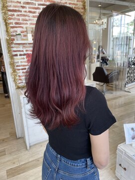 クレン 真嘉比店(Cre'ne) グラデーションパープル