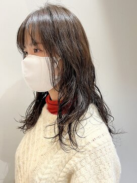 ウクラ バイ レシッド 池袋(uchla by rcid) 愛され♪ゆるふわウェーブパーマ×エモージュエアリーカール前髪