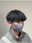【メンズ】波巻きパーマ