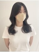 【 YOKE 】ミディアムくびれ小顔カットグレージュレイヤー
