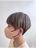 20代30代40代前下がりストレート小顔補正立体カット