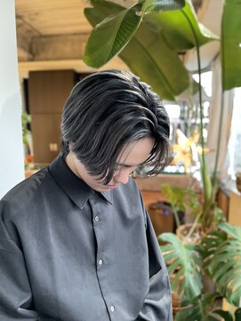 ビハインドザカーテン(BEHIND THE CURTAIN) メンズ×マッシュウルフ×バレイヤージュ