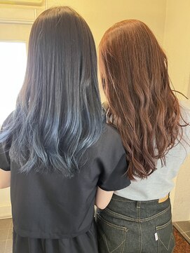 ネウィベルシア 名駅(newi belsia) ケアブリーチ/ハイトーン/グラデーション/10代/20代