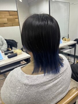 アジールヘア 所沢プロペ通り店(agir hair) 美髪レイヤーウルフインナーカラーイヤリング所沢練馬ひばりヶ丘