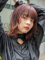 ミンクス渋谷スマートサロン(MINX shibuya smart salon)&nbsp;ショート 姫カット ダークアッシュ 魅力倍増カール シアーカラー