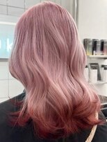 ウィコ 新宿(WICO)&nbsp;ホワイトピンク×エンドカラー[新宿駅/美髪/ピンクブラウン]