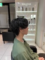 アイズ 海老名(AIZU) ツイストスパイラルパーマ ウルフカット ツイストパーマ 眉毛