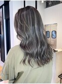 グレージュカラーレイヤーカットグレーベージュ_ba513121