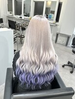 シェイロ(Cielro)&nbsp;ハイトーンカラー/ホワイトカラー/裾カラー/ラベンダー