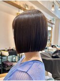 簡単にまとまるボブ☆美髪ボブ/美髪縮毛矯正[北千住]
