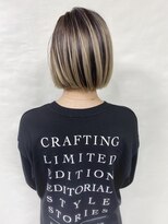 テイス 新宿(TACE)&nbsp;ハイライトボブ[ネビージュ/黒髪/小顔/新宿]