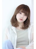美髪フェイスレイヤーボブ