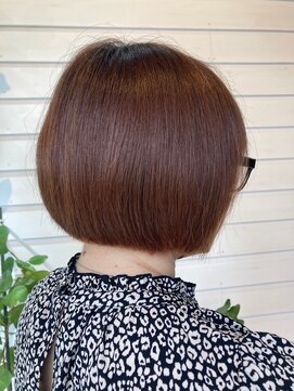 ラコスタ(LaCosTa) 30代40代大人可愛いマッシュハニボブ＊秋色ショコラブラウン