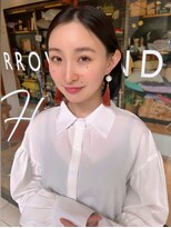 サラビューティーサイト 志免店(SARA Beauty Sight)&nbsp;【志免】お顔周りの似合わせカット/黒髪ボブ☆山之内