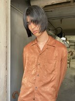 メンズボブ×レイヤーカット