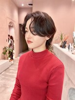 ガーデンヨコハマエスト(GARDEN YOKOHAMA est)&nbsp;美髪　ショートウルフ　センターパート