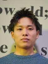 ノーエン(noen)&nbsp;ビジネスショートメンズマッシュツイストパーマツーブロック