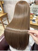 ブリーチなしミルクティーベージュ