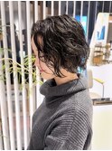 【くせ毛カット】ウェーブボブ