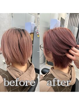 ヘアサロン ドットプラス 町田店(dot. plus) イメチェン/ホワイトブロンド/外ハネボブ/美髪/町田