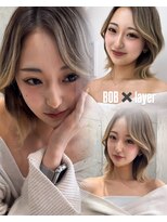 ロンドルピナス 小倉(Lond Lupinus)&nbsp;ブルーブラック/ワイドバング/美髪のススメ/外ハネボブ/北九州/