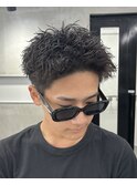 広島メンズ/スパイキーショート/短髪パーマ