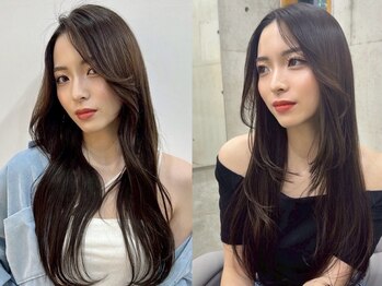 ロマーリ(LOMARLIE)の写真/【白楽町】顔周りのニュアンスで印象をコントロール◎どの角度から見ても絶対的に可愛いスタイルへ!