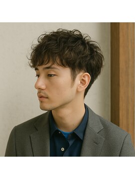 スープレックス ヘアーデザイン(SOUPREX HAIR DESIGN) 大人メンズツーブロックニュアンスパーマ 20代 30代 40代 50代