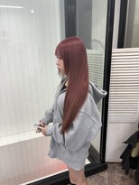 ヘアースマイルクー(HAIR SMILE COEUR)&nbsp;【COEUR/SHUEI】ピンクベージュ 髪質改善 似合わせカット 暖色