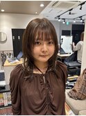 小顔レイヤーハッシュカット