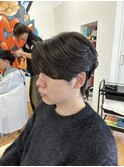 メンズカット/フェザーパーマ