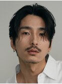 新橋メンズパーマツイストスパイラルパーマ波巻きニュアンス