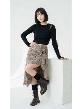 コートフィールエー(CO_T feel.a) 乾かすだけで決まる、洗練された切りっぱなしボブ