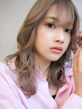 ユートラクト 守口竜田通り店(U-tract) ウェーブ感のあるエアリーロング/美髪感/くびれレイヤー