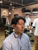 ワンワンオー バーバーショップ 博多店(@110 BARBER SHOP)&nbsp;ツーブロックショートカルマヘアスリックバックジェットフェード