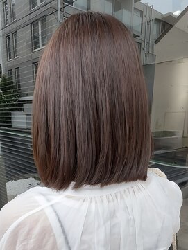 スー 自由が丘(suu) 30代40代50代前下がりボブ/自然な縮毛矯正/髪質改善