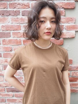 ローブ アオヤマ(LOAVE AOYAMA) 【LOAVE】 外国人風 / ゆるふわ無造作ボブ / 簡単スタイリング