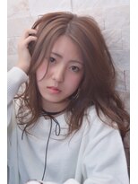 アース 四日市店(HAIR&MAKE EARTH) 春色透明感カラーのセミロングスタイル☆