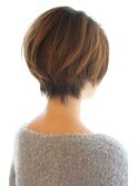 【３０代・４０代・５０代】毛流れが綺麗なショートボブ