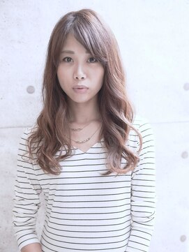 ヘアーサロン コトノハ 大人っぽロングウェーブ