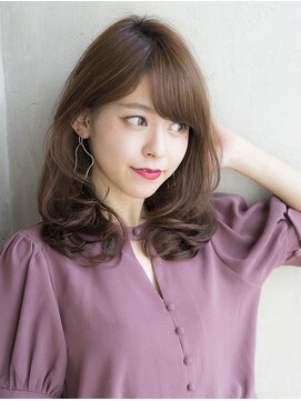 ザ シー 橋本(The C) 骨格に似合わせた小顔ミディアム（イルミナカラー）ザシー橋本店