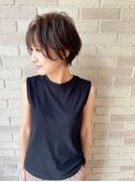 30代40代丸みショートヘア