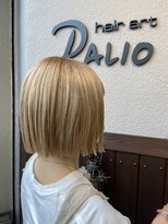 ヘアーアートパーリオ 駅南店(hair art PALIO) 韓国っぽ切りっぱなしボブ