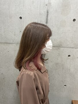 ヘアーズ ボウ トータルビューティー(hair's BEAU total beauty) 可愛い×インナーカラー