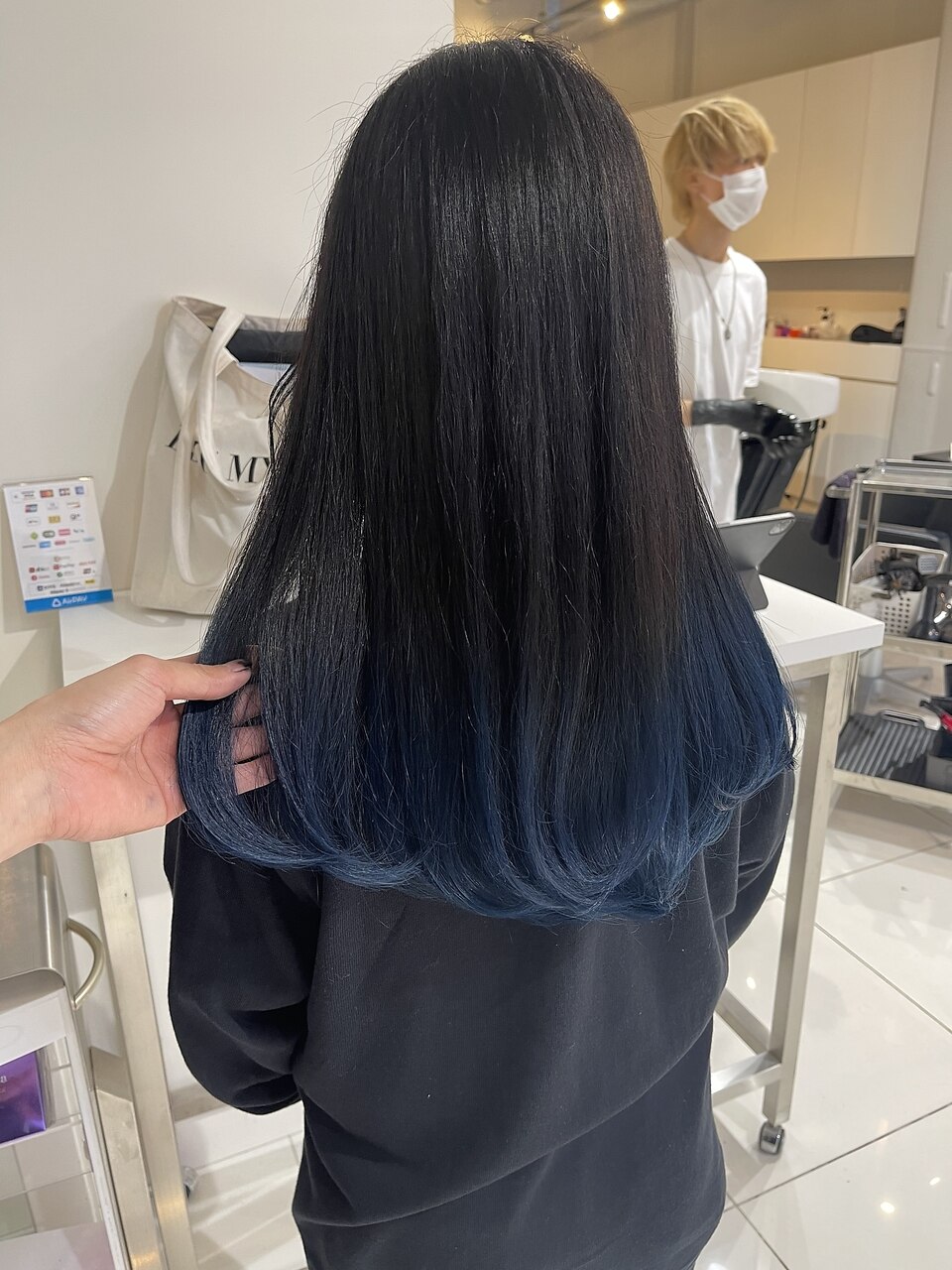 2023年夏】ブルーグラデーションの髪型・ヘアアレンジ|人気順