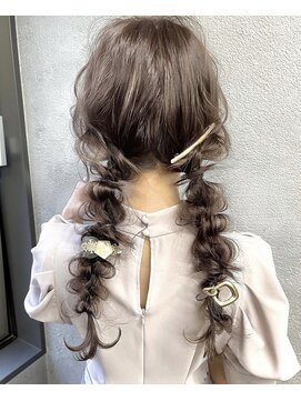 アイユー(ii+U) ツイン編みおろしアレンジ