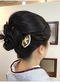 着物に合うヘアーセット